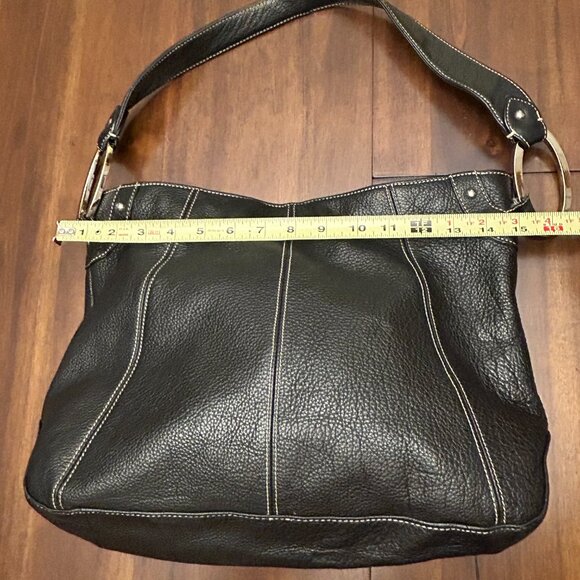 Tignanello Women's Hobo Shoulder Bag Purse Handbag Black - Picture 12 of 16